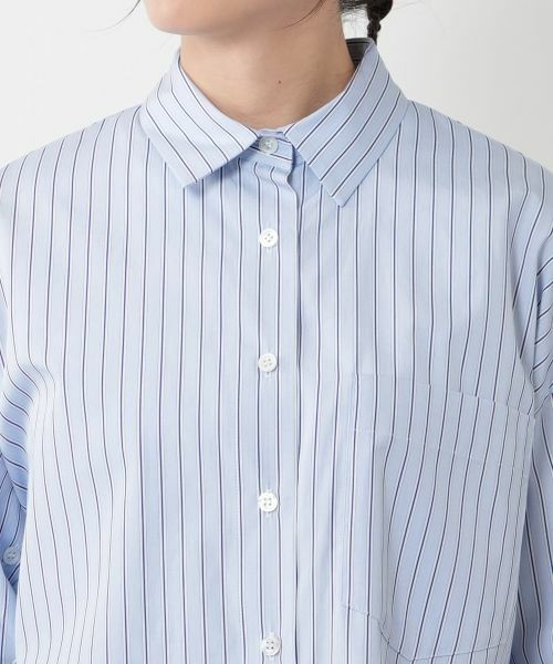 NEMIKA / ネミカ シャツ・ブラウス | ストライプクロップドシャツ【SACRA】 | 詳細10