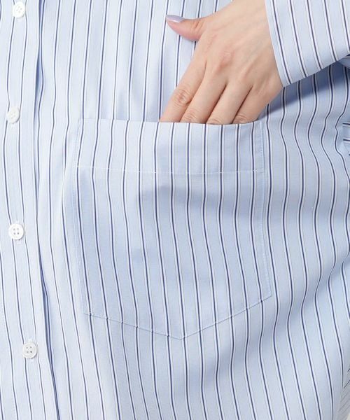 NEMIKA / ネミカ シャツ・ブラウス | ストライプクロップドシャツ【SACRA】 | 詳細13