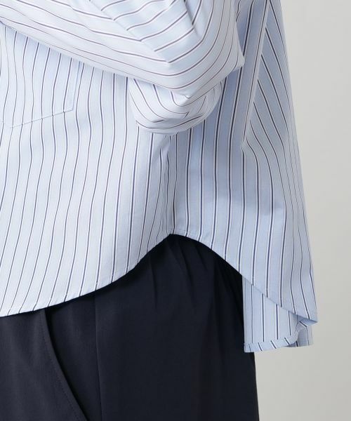 NEMIKA / ネミカ シャツ・ブラウス | ストライプクロップドシャツ【SACRA】 | 詳細14
