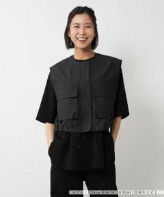 NEMIKA / ネミカ テーラードジャケット | ミリタリークロップドジレ【SACRA】