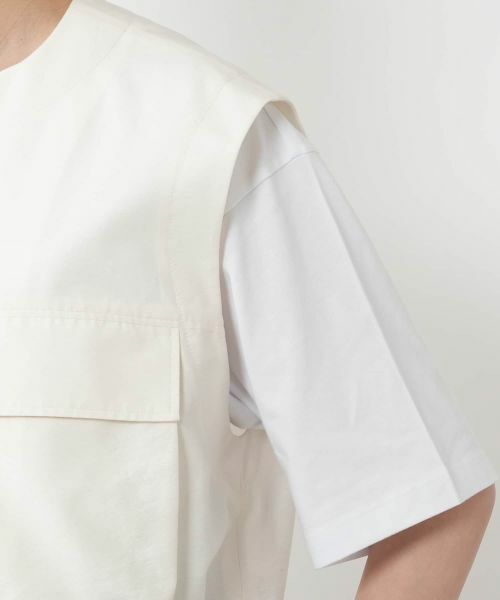 NEMIKA / ネミカ テーラードジャケット | ミリタリークロップドジレ【SACRA】 | 詳細14