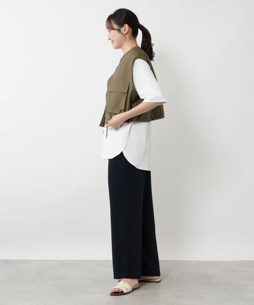 NEMIKA / ネミカ テーラードジャケット | ミリタリークロップドジレ【SACRA】 | 詳細2