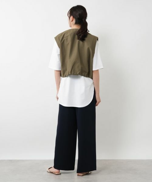 NEMIKA / ネミカ テーラードジャケット | ミリタリークロップドジレ【SACRA】 | 詳細3