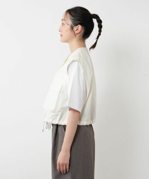 NEMIKA / ネミカ テーラードジャケット | ミリタリークロップドジレ【SACRA】 | 詳細8