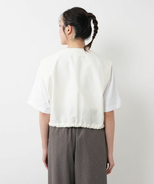 NEMIKA / ネミカ テーラードジャケット | ミリタリークロップドジレ【SACRA】 | 詳細9