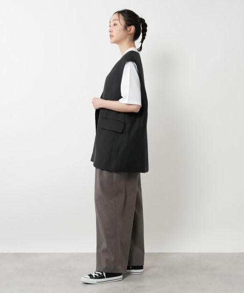 NEMIKA / ネミカ テーラードジャケット | Vネックベスト【SACRA】 | 詳細2