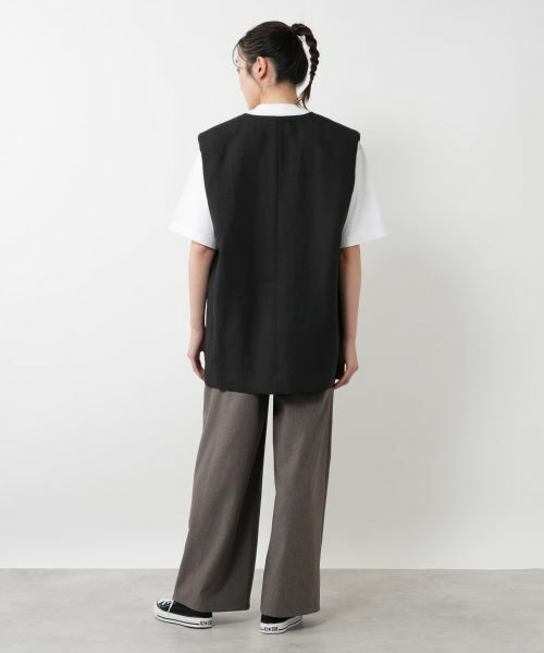NEMIKA / ネミカ テーラードジャケット | Vネックベスト【SACRA】 | 詳細3