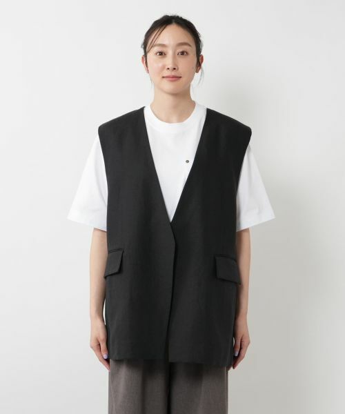 NEMIKA / ネミカ テーラードジャケット | Vネックベスト【SACRA】 | 詳細4