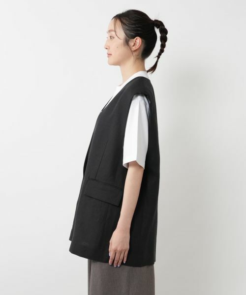 NEMIKA / ネミカ テーラードジャケット | Vネックベスト【SACRA】 | 詳細5