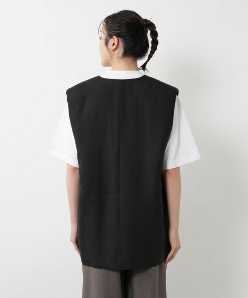 NEMIKA / ネミカ テーラードジャケット | Vネックベスト【SACRA】 | 詳細6