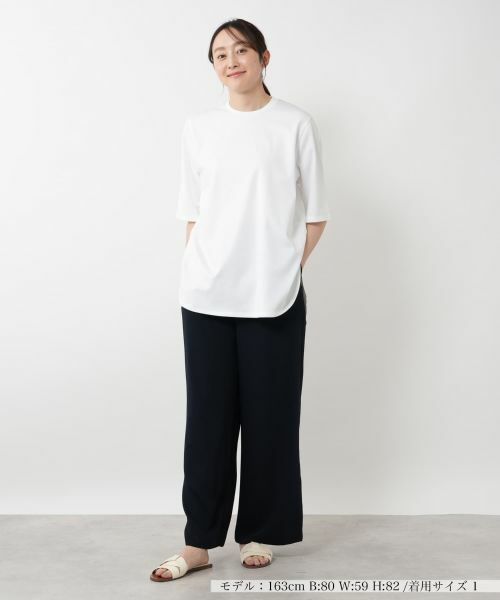 NEMIKA / ネミカ カットソー | ラウンドヘムTシャツ【SACRA】 | 詳細1