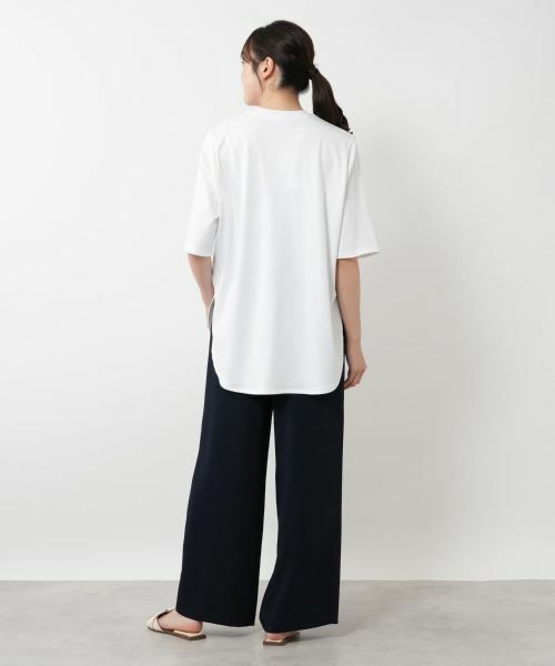 NEMIKA / ネミカ カットソー | ラウンドヘムTシャツ【SACRA】 | 詳細3