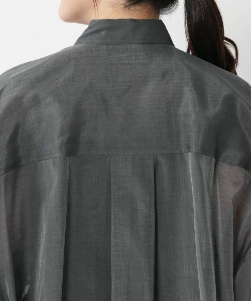 NEMIKA / ネミカ シャツ・ブラウス | シアーロングシャツ【SACRA】 | 詳細11