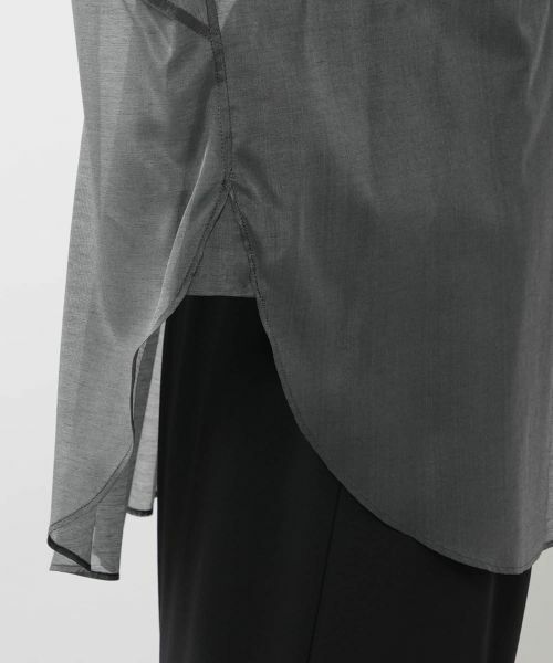 NEMIKA / ネミカ シャツ・ブラウス | シアーロングシャツ【SACRA】 | 詳細14