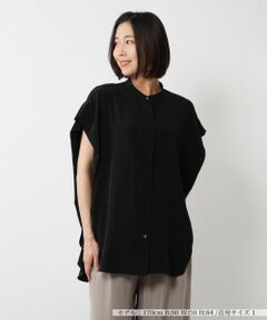 NEMIKA / ネミカ シャツ・ブラウス | スタンドカラー比翼ブラウス【SACRA】