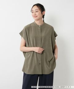 NEMIKA / ネミカ シャツ・ブラウス | スタンドカラー比翼ブラウス【SACRA】