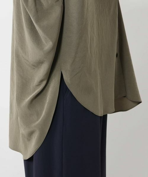 NEMIKA / ネミカ シャツ・ブラウス | スタンドカラー比翼ブラウス【SACRA】 | 詳細13