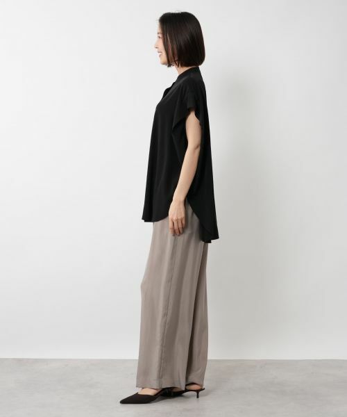 NEMIKA / ネミカ シャツ・ブラウス | スタンドカラー比翼ブラウス【SACRA】 | 詳細17