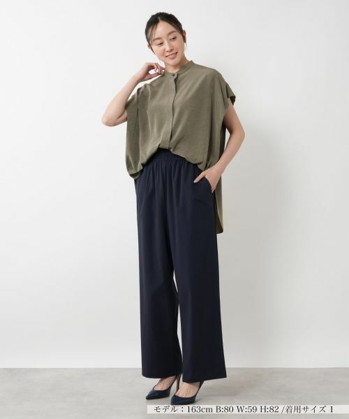 NEMIKA / ネミカ シャツ・ブラウス | スタンドカラー比翼ブラウス【SACRA】 | 詳細4