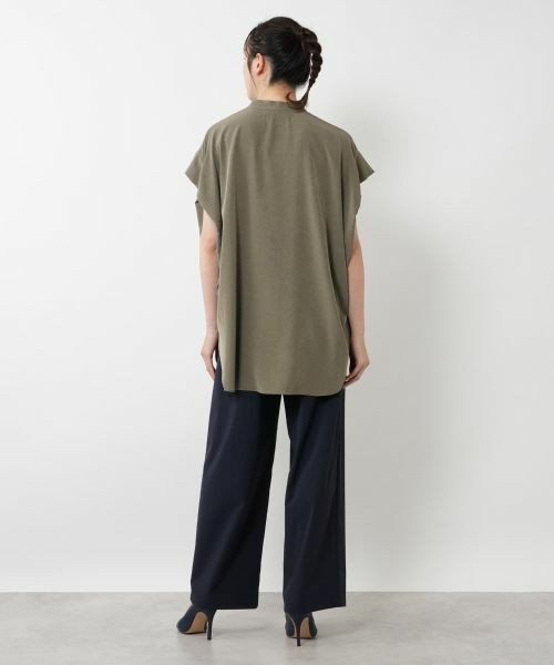 NEMIKA / ネミカ シャツ・ブラウス | スタンドカラー比翼ブラウス【SACRA】 | 詳細6