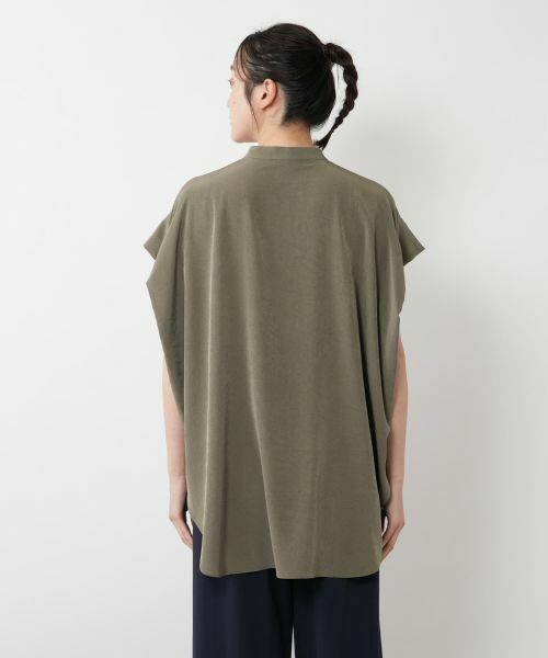 NEMIKA / ネミカ シャツ・ブラウス | スタンドカラー比翼ブラウス【SACRA】 | 詳細9