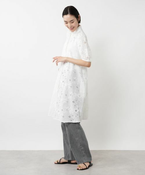 NEMIKA / ネミカ ドレス | フラワーカットワークワンピース【ROBERT FRIEDMAN】 | 詳細2