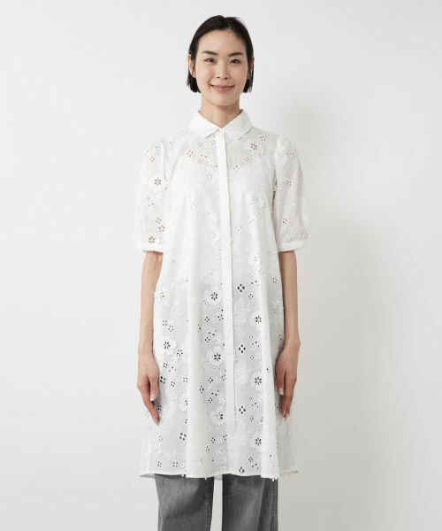 NEMIKA / ネミカ ドレス | フラワーカットワークワンピース【ROBERT FRIEDMAN】 | 詳細4