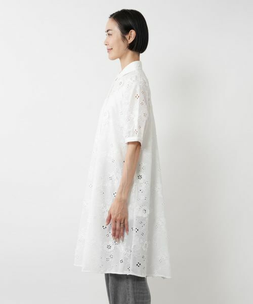 NEMIKA / ネミカ ドレス | フラワーカットワークワンピース【ROBERT FRIEDMAN】 | 詳細5