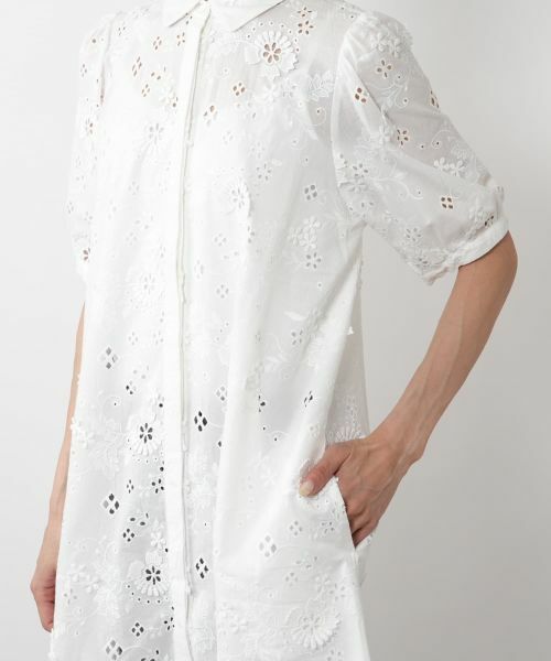 NEMIKA / ネミカ ドレス | フラワーカットワークワンピース【ROBERT FRIEDMAN】 | 詳細9