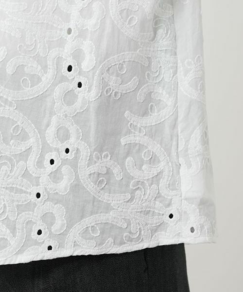 NEMIKA / ネミカ シャツ・ブラウス | アイレット刺繍ブラウス【ROBERT FRIEDMAN】 | 詳細10