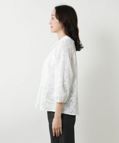 NEMIKA / ネミカ シャツ・ブラウス | アイレット刺繍ブラウス【ROBERT FRIEDMAN】 | 詳細5