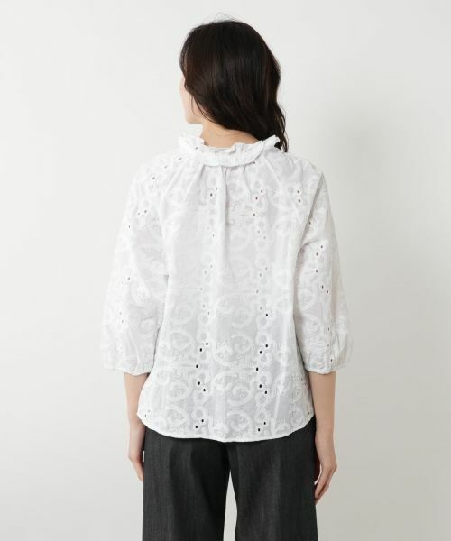 NEMIKA / ネミカ シャツ・ブラウス | アイレット刺繍ブラウス【ROBERT FRIEDMAN】 | 詳細6
