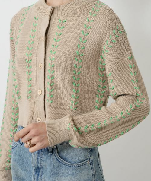 NEMIKA / ネミカ カーディガン・ボレロ | 刺繍デザインカーディガン【Jumper1234】 | 詳細10
