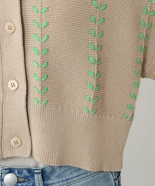 NEMIKA / ネミカ カーディガン・ボレロ | 刺繍デザインカーディガン【Jumper1234】 | 詳細11