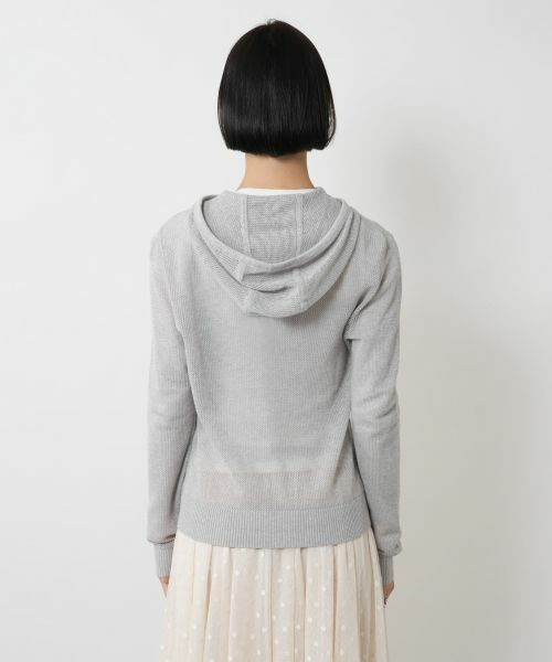 NEMIKA / ネミカ カーディガン・ボレロ | メッシュニットパーカー【Jumper1234】 | 詳細15