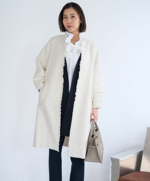 NEMIKA / ネミカ その他アウター | ノーカラーコート【NEMIKA】 | 詳細1
