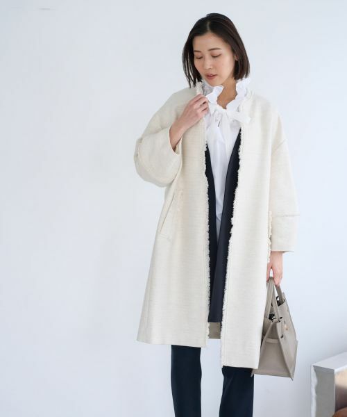 NEMIKA / ネミカ その他アウター | ノーカラーコート【NEMIKA】 | 詳細2