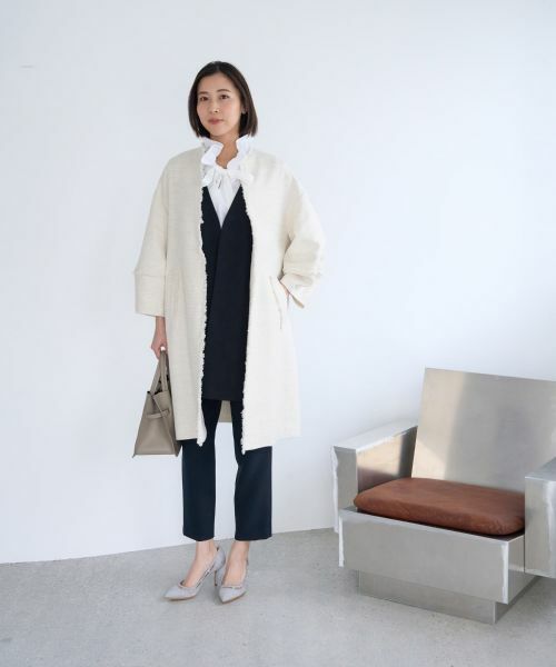 NEMIKA / ネミカ その他アウター | ノーカラーコート【NEMIKA】 | 詳細5