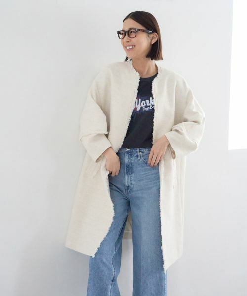 NEMIKA / ネミカ その他アウター | ノーカラーコート【NEMIKA】 | 詳細8