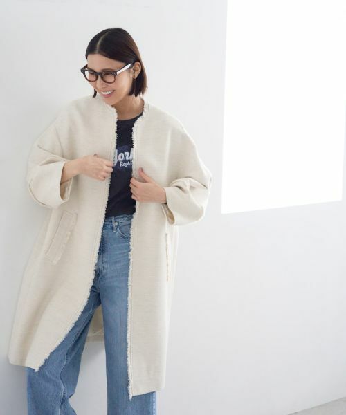 NEMIKA / ネミカ その他アウター | ノーカラーコート【NEMIKA】 | 詳細9