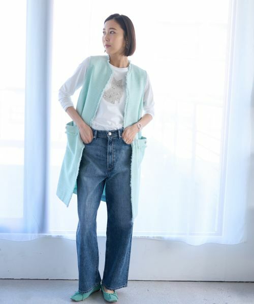 NEMIKA / ネミカ テーラードジャケット | ロングジレ【NEMIKA】 | 詳細1