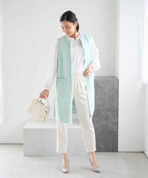 NEMIKA / ネミカ テーラードジャケット | ロングジレ【NEMIKA】 | 詳細11