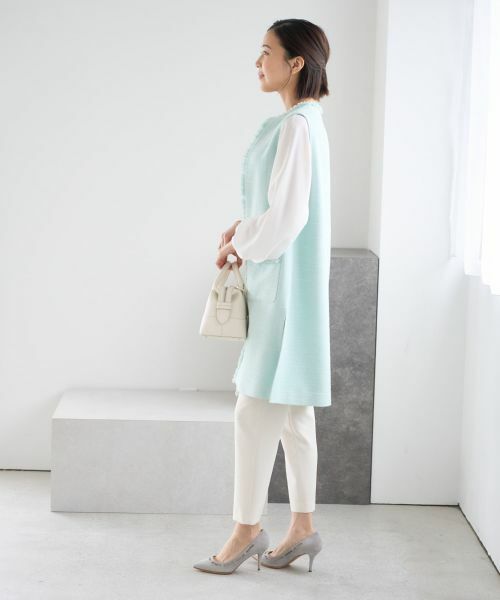 NEMIKA / ネミカ テーラードジャケット | ロングジレ【NEMIKA】 | 詳細13