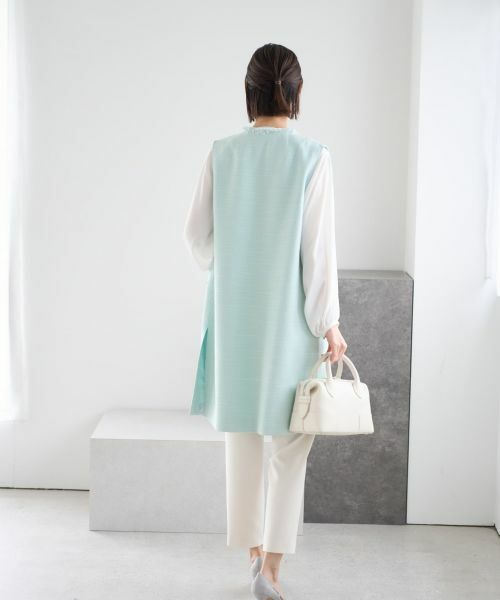 NEMIKA / ネミカ テーラードジャケット | ロングジレ【NEMIKA】 | 詳細14