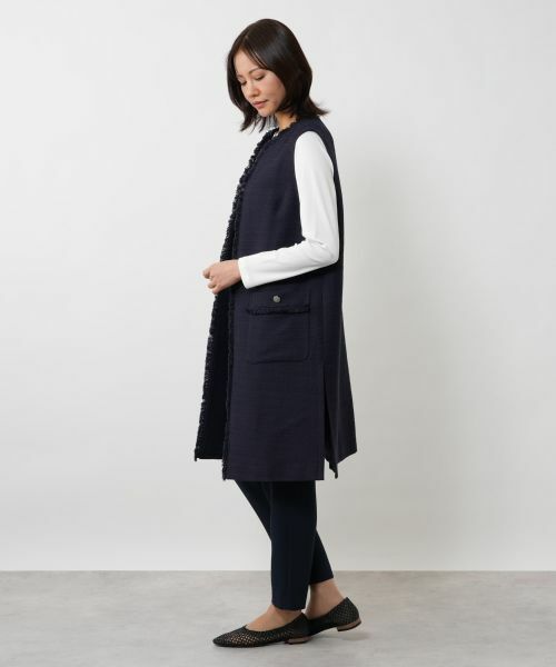 NEMIKA / ネミカ テーラードジャケット | ロングジレ【NEMIKA】 | 詳細18