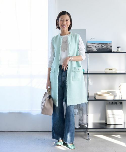 NEMIKA / ネミカ テーラードジャケット | ロングジレ【NEMIKA】 | 詳細2