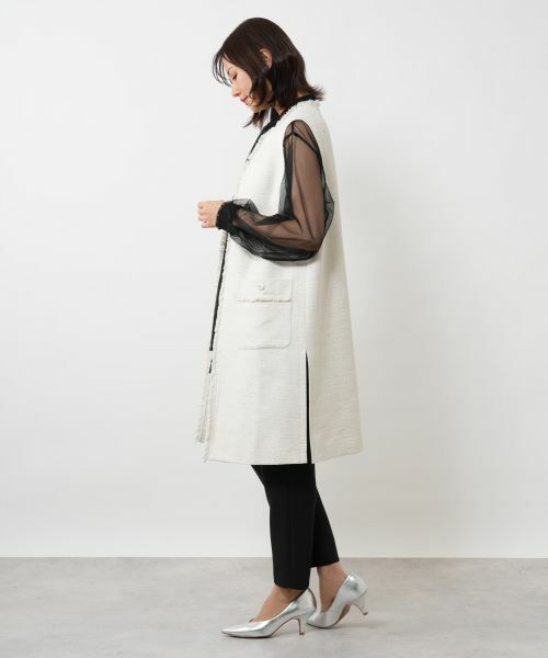 NEMIKA / ネミカ テーラードジャケット | ロングジレ【NEMIKA】 | 詳細21