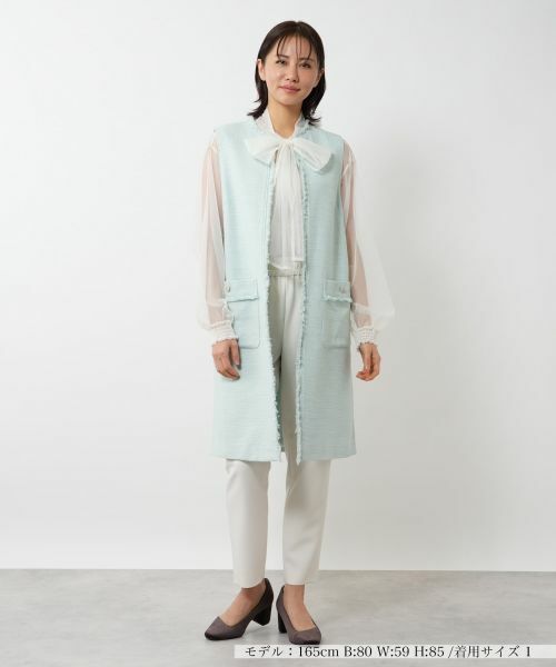 NEMIKA / ネミカ テーラードジャケット | ロングジレ【NEMIKA】 | 詳細23