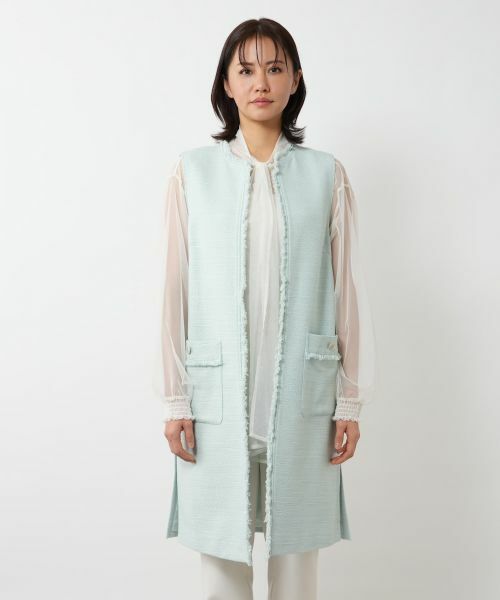 NEMIKA / ネミカ テーラードジャケット | ロングジレ【NEMIKA】 | 詳細26