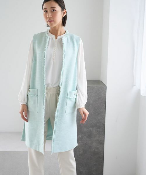 NEMIKA / ネミカ テーラードジャケット | ロングジレ【NEMIKA】 | 詳細6